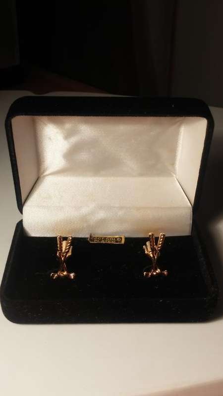 Vintage Gold Plated Cufflinks