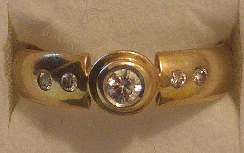 9ct Gold Forever Diamond Collection Ring