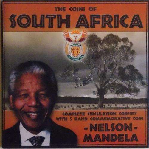 Circulation Coin Set with Uncirculated Commemorative 2000 R5 Mandela - Untouched in Original Folder