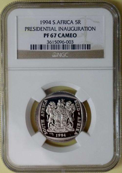 1994 Inauguration R5 PF67 *** CAMEO*** VERY RARE