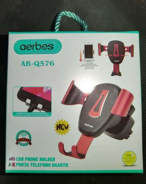 Aerbes AB-Q576 Car Phone Holder - BLACK