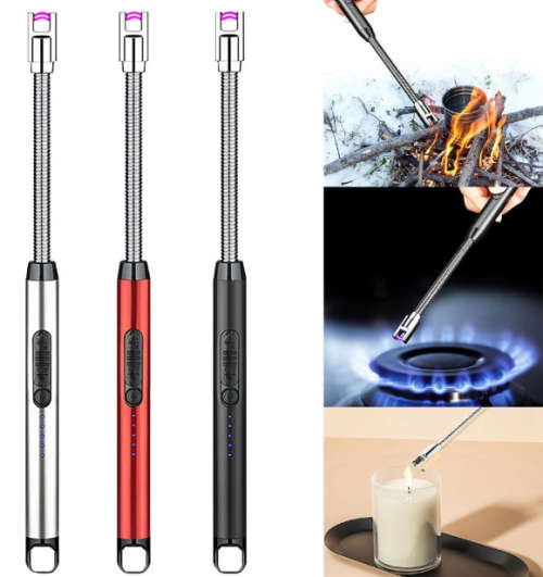 360 Rotation Arc BBQ Lighter - Black