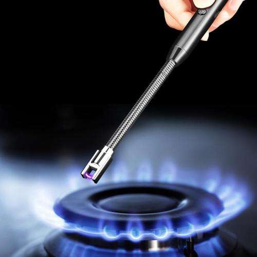 360 Rotation Arc BBQ Lighter - Black