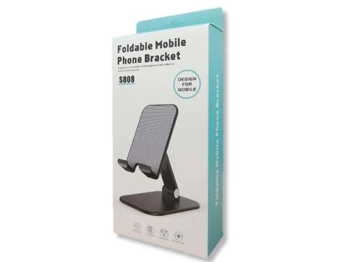 AB-S723 Foldable Mobile Phone Bracket - White