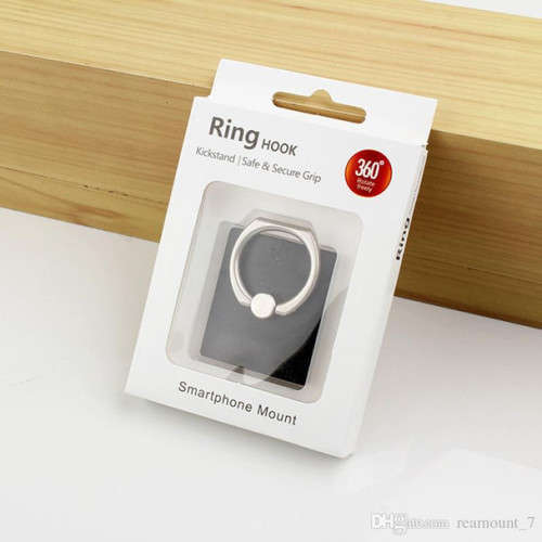 Rotating Ring Kickstand Mobile Phone Holder | Best Quality - SILVER