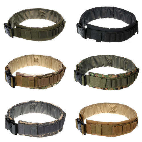 Nylon Tactical 27 Shotgun Hunting Military Army 12 Gauge Stock Ammo Holder Belt - Black
