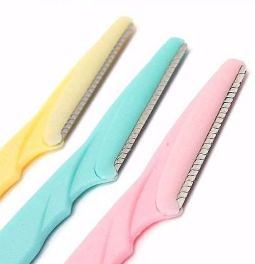Drashti Enterprise CETC Stainless Steel Eyebrow Disposable Razor (Pack of 3)