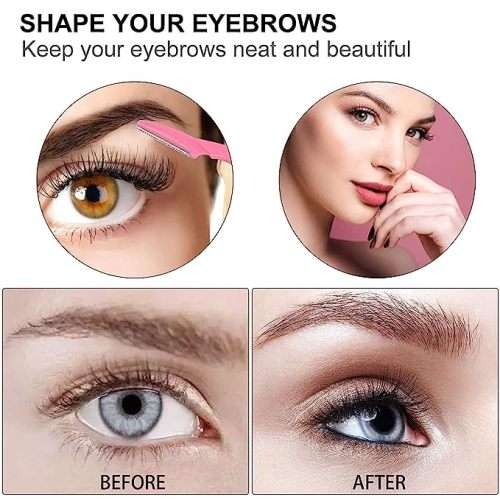 Drashti Enterprise CETC Stainless Steel Eyebrow Disposable Razor (Pack of 3)
