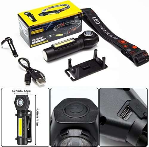 212 Headlamp & Detachable Torch TYPE C