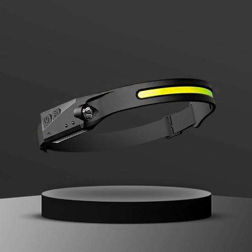 1200mAh USB Rechargeable 550LM COB LED Induction Riding Headlamp Hunting Flashlight Work Light 3Mode