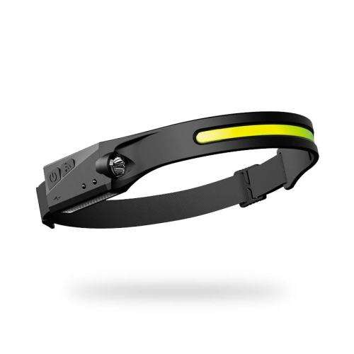 1200mAh USB Rechargeable 550LM COB LED Induction Riding Headlamp Hunting Flashlight Work Light 3Mode