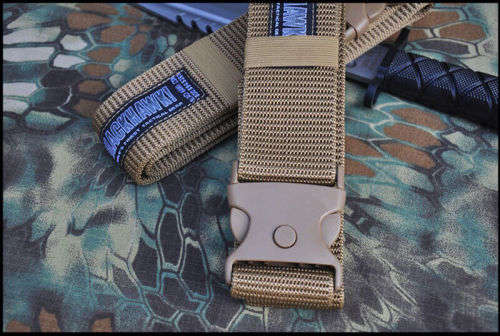 Tactical Nylon Adjustable Belt Military Buckle Gun Belt Quick Release Army Belts -KHAKI