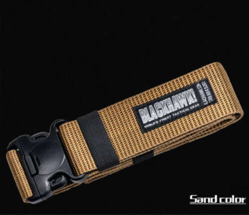 Tactical Nylon Adjustable Belt Military Buckle Gun Belt Quick Release Army Belts -KHAKI