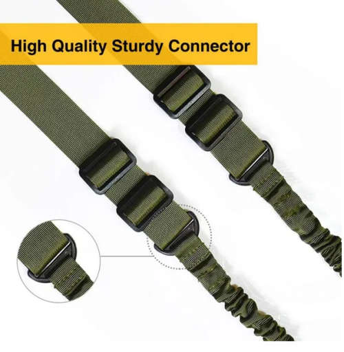 Two point Rifle Tactical Gun Sling Shoulder  Belt Strap (GREEN)
