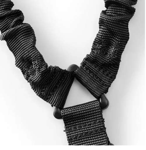Single Point Rifle Rope Military Sling Shoulder Strap Adjustable -BLACK