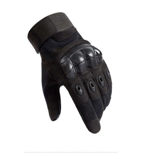 # 2 - Full Finger Glove With hardened Knuckle Unisex BLACK