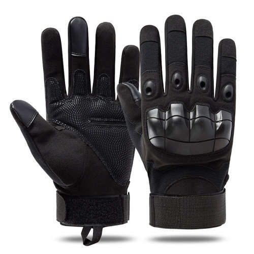 # 2 - Full Finger Glove With hardened Knuckle Unisex BLACK