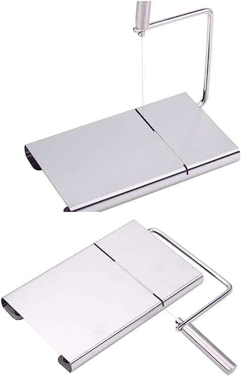 Cheese Slicer,Multifunctional Stainless Steel Cheese,Cutter,for Cheese Butter,Ham