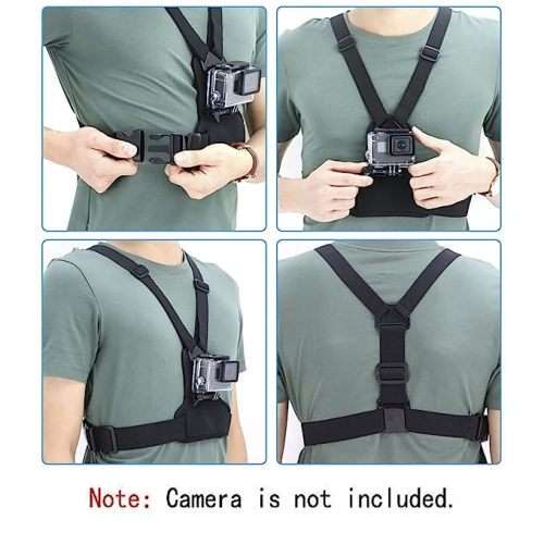 Universal Cell Phone And Sports Camera Mount Harness Strap