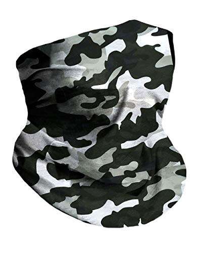 Bandana - Black & White Camouflage