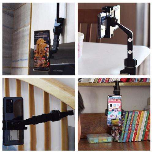 RO1 Universal Adjustable Multi-Function Car Holder Support Stand - GREY