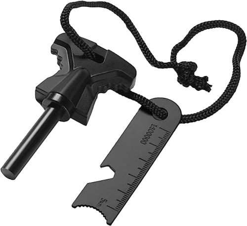 Survival Camping Outdoor Survival Magnesium Flint Steel Striker Fire Starter #1
