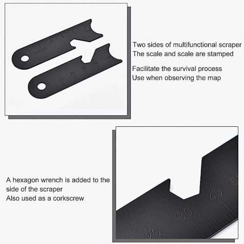 Survival Camping Outdoor Survival Magnesium Flint Steel Striker Fire Starter #1