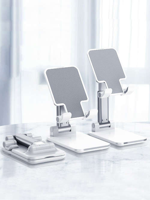 AB-S723 Foldable Mobile Phone Bracket - White