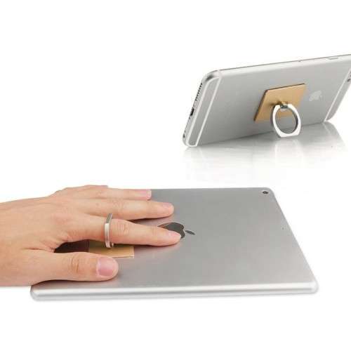 Rotating Ring Kickstand Mobile Phone Holder | Best Quality - SILVER