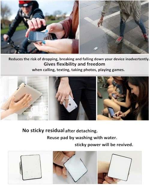 Rotating Ring Kickstand Mobile Phone Holder | Best Quality - SILVER