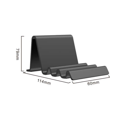 Wave Shape Desktop Phone Holder - BLACK