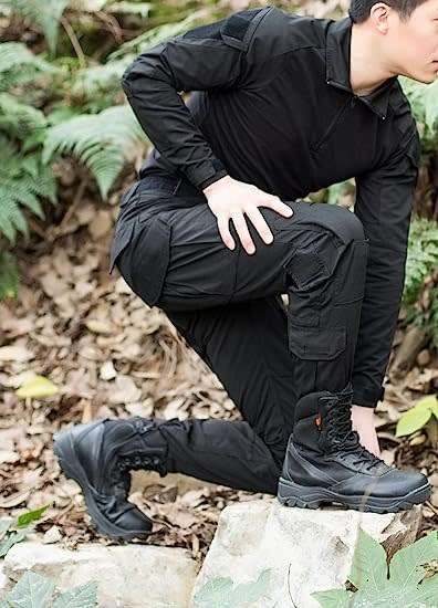 Tactical Uniform set (Excluding Knee & Elbow Pads) - PLAIN BLACK