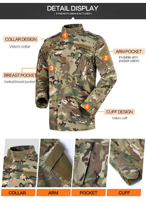 Tactical Uniform Set, Jacket + Pants - CP KHAKI