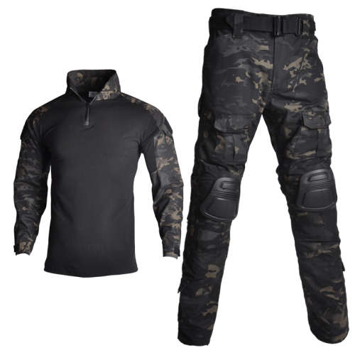 Tactical Uniform set (Excluding Knee & Elbow Pads) - CP BLACK