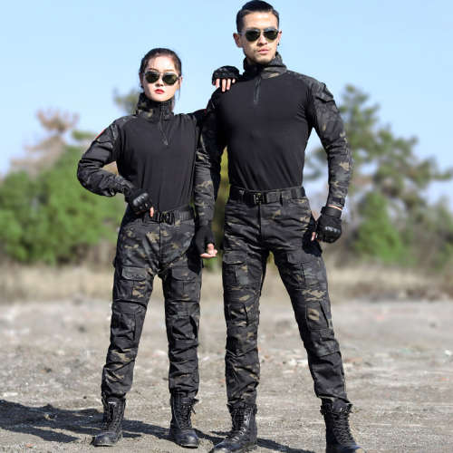 Tactical Uniform set (Excluding Knee & Elbow Pads) - CP BLACK