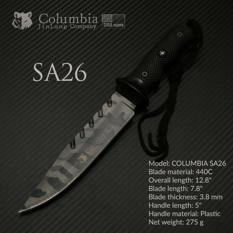 SA26 Multicolor Stainless Steel Knife
