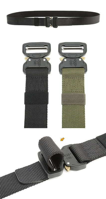 Universal Tactical Belt - Normal Size Silver Buckle Clip