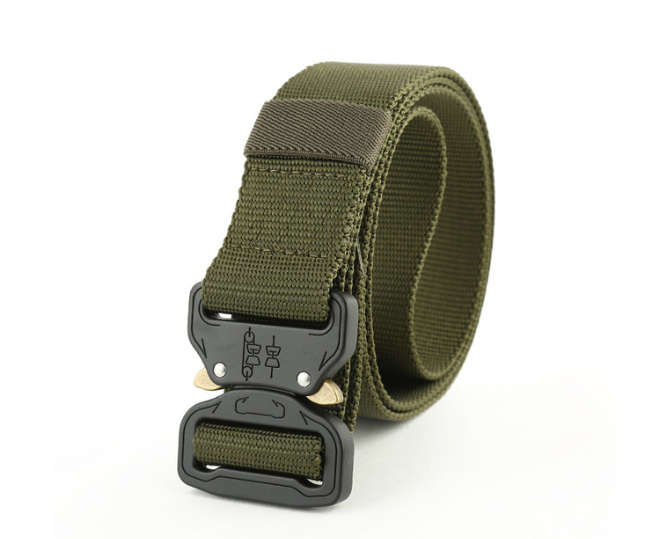Universal Tactical Belt - Normal Size Silver Buckle Clip