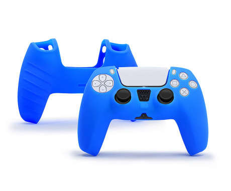 Silicone Gamepad Grip Protective Skin Case For PS5 Controller - BLUE