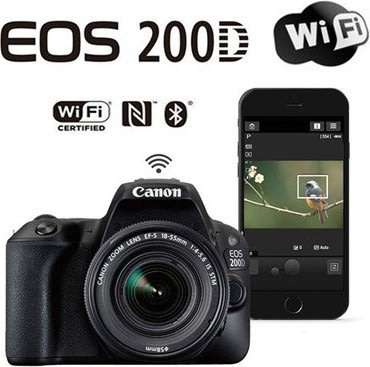 Canon EOS 200D 24MP DSLR Camera with CANON 18-55mm  Lens IN NEW  CONDITION WITH BAG