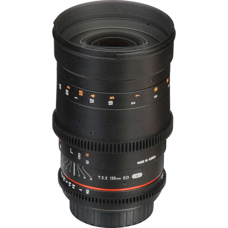 Rokinon 135mm T2.2 VDSLR ED UMC for Canon