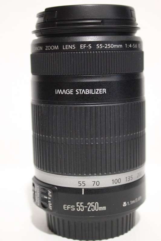 Canon EF-S 55-250mm f/4-5.6 is Image Stabilizer Telephoto Zoom Lens VERY GOOD  CONDITION