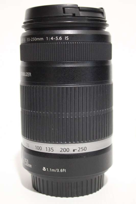 Canon EF-S 55-250mm f/4-5.6 is Image Stabilizer Telephoto Zoom Lens VERY GOOD  CONDITION