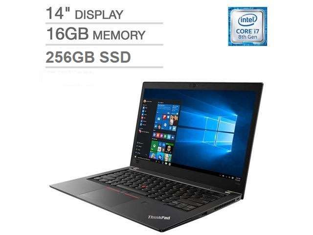 LENOVO THINKPAD T490s , 8TH GEN CORE I5-8365U @1.60GHz,16GB RAM,256GB SSD, 14" FHD TOUCH SCREEN