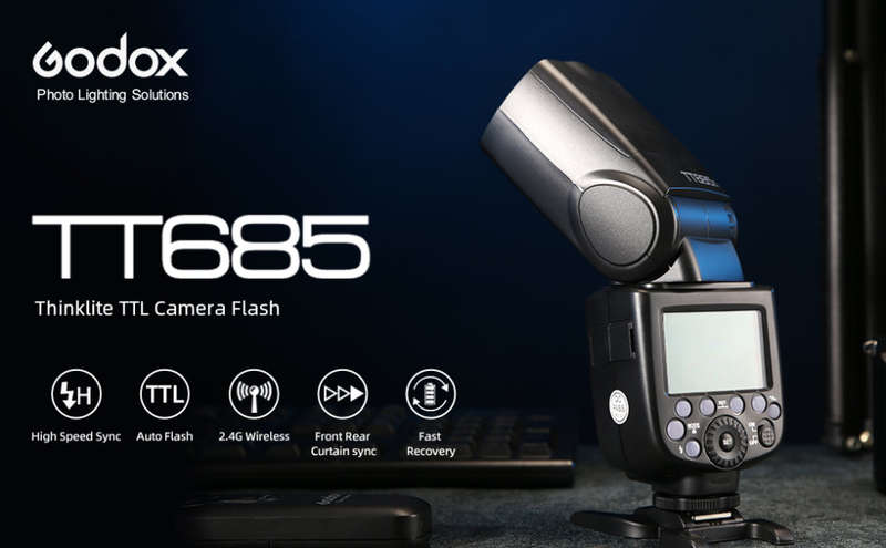 Godox TT685S 2.4G HSS TTL GN60 Flash Speedlite+ Xpro-S Trigger Transmitter Kit Compatible for Sony
