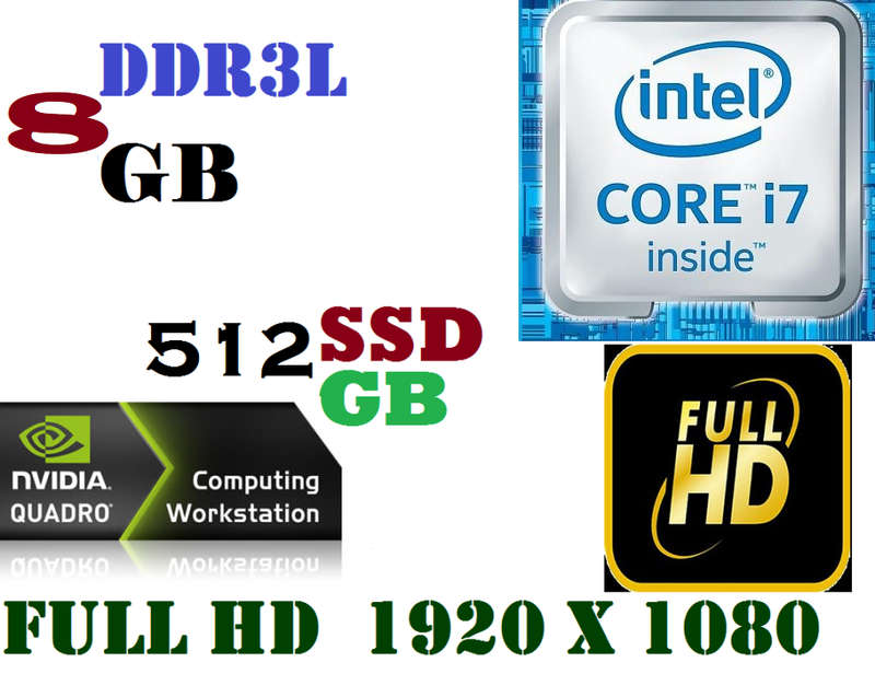 Lenovo ThinkPad P51, Intel Quad-Core i7-7700HQ, 8GB DDR4 RAM, 512GB SSD, 15.6" FHD,4GB NVIDIA Quadro