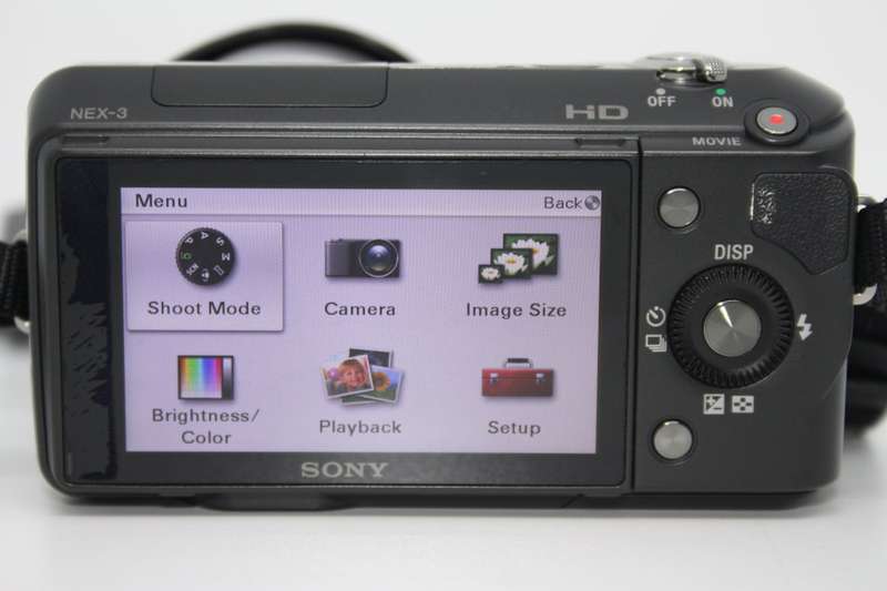 Sony Alpha NEX-3 Interchangeable Lens Digital Camera With SONY 18-55 LENS OSS ,4GB ,Charger, and Bag