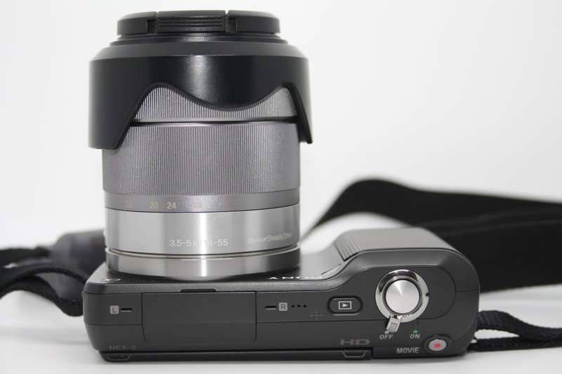 Sony Alpha NEX-3 Interchangeable Lens Digital Camera With SONY 18-55 LENS OSS ,4GB ,Charger, and Bag