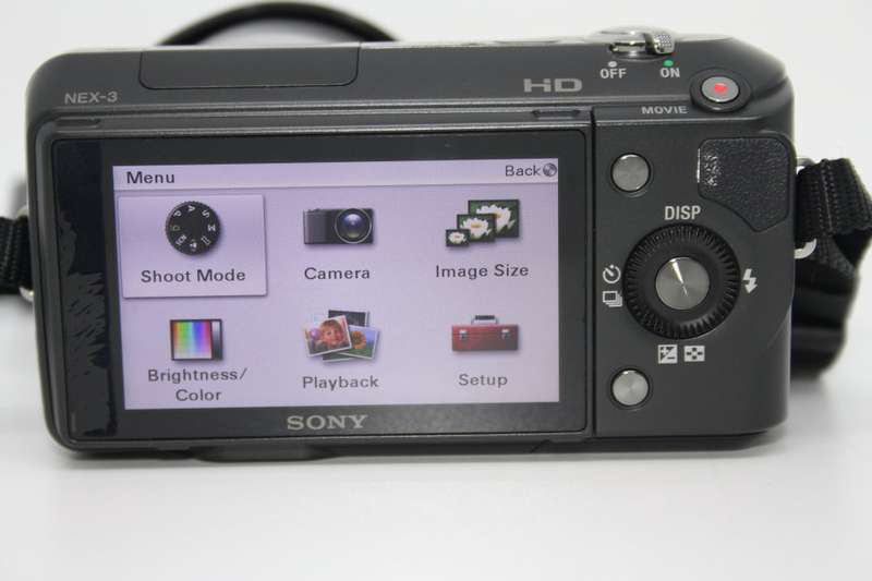 Sony Alpha NEX-3 Interchangeable Lens Digital Camera With SONY 18-55 LENS OSS ,4GB ,Charger, and Bag