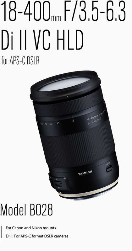 Tamron 18-400mm f/3.5-6.3 Di II VC HLD Lens For CANON BRAND NEW IN THE BOX